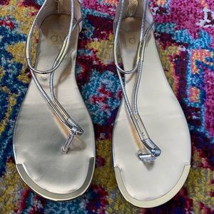 Gold Goddess Sandals: Size 8